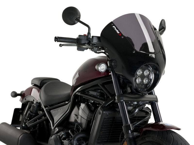 Puig Dark Night Screen In Light Smoke for Honda CMX1100 Rebel (21-25)