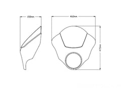 Puig Dark Night Screen In Light Smoke for Indian Scout (15-25)