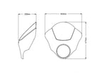 Puig Dark Night Screen In Light Smoke for Indian Scout Bobber (18-25)