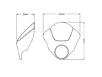 Puig Dark Night Screen In Light Smoke for Yamaha XV 950 (14-19)