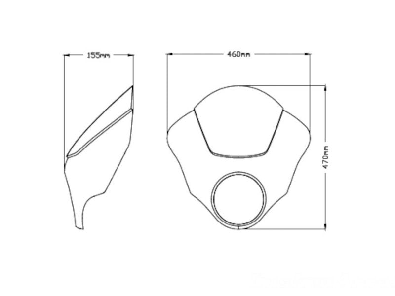 Puig Dark Night Screen In Light Smoke for Yamaha XV 950 (14-19)