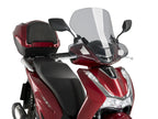 Puig City Touring Screen In Light Smoke for Honda SH350i E5 (21-24)