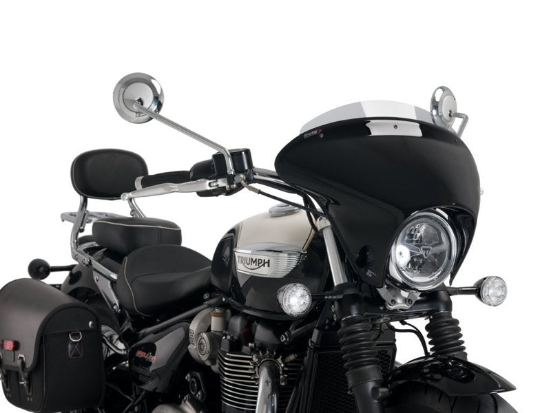 Puig Batwing Sport Screen In Clear for Triumph Bonneville Speedmaster (18-25)