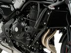 Puig Vintage Frame Sliders In Black for Kawasaki Z650 RS (22-25)