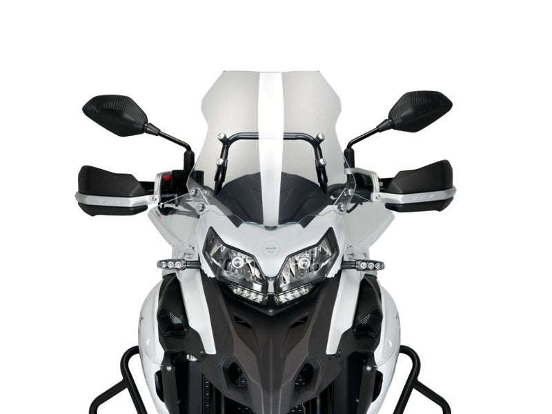 Puig Front Wind Deflectors In Clear for Benelli TRK 502 X (18-25)