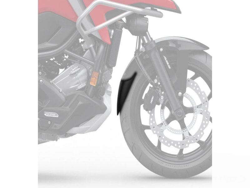 Puig Front Mudguard Extender In Black for Honda NC750 X (21-25)