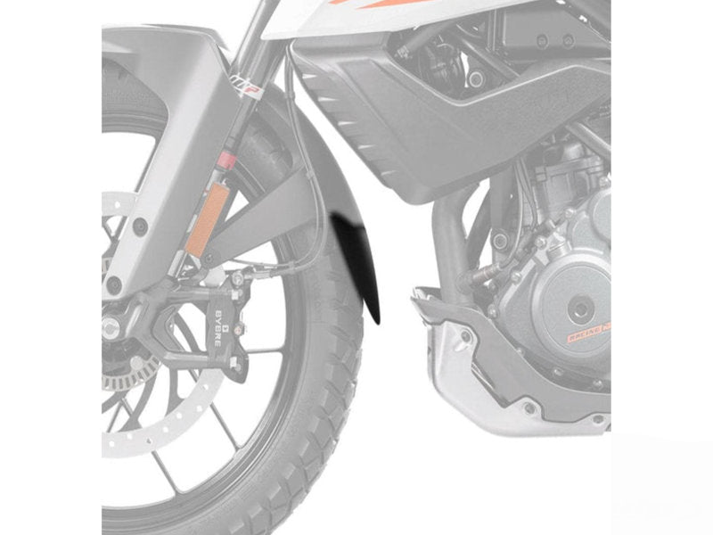 Puig Front Mudguard Extender In Black for KTM 390 Adventure (20-24)