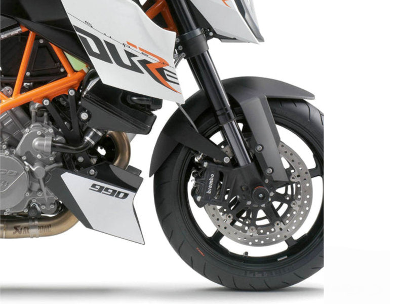 Puig Front Mudguard Extender In Black for KTM 990 Super Duke (05-13)
