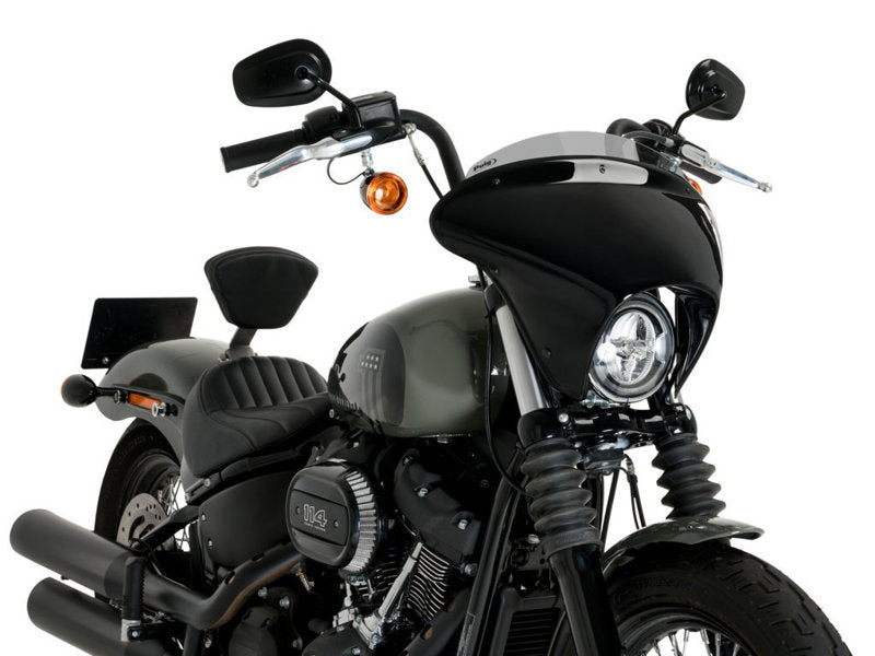 Puig Batwing Sport Screen for Harley Davidson Softail Street Bob (18-26)