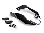Puig Racing Downforce Spoilers In Matt Black for Yamaha YZF R7 (22-25)