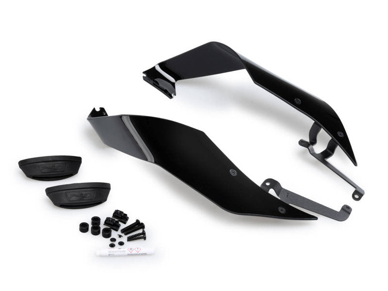 Puig Racing Downforce Spoilers In Matt Black for Yamaha YZF R7 (22-25)