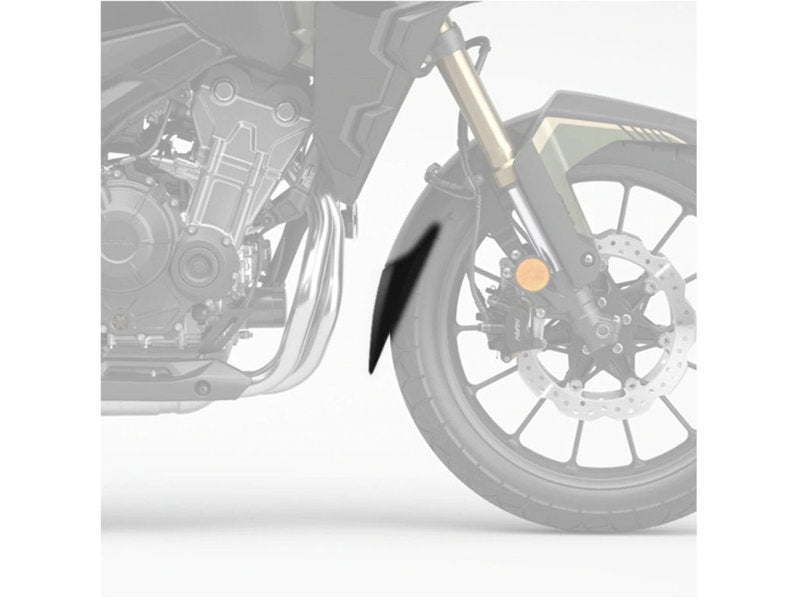 Puig Front Mudguard Extender In Black for Honda NX500 (24-25)