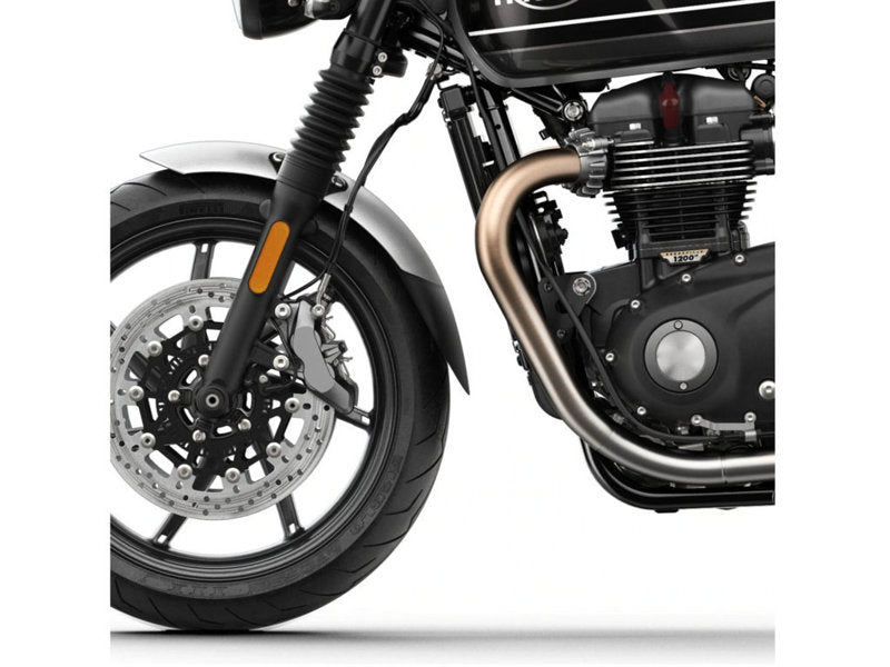 Puig Front Mudguard Extender In Black for Triumph Speed Twin 900 (23-24)