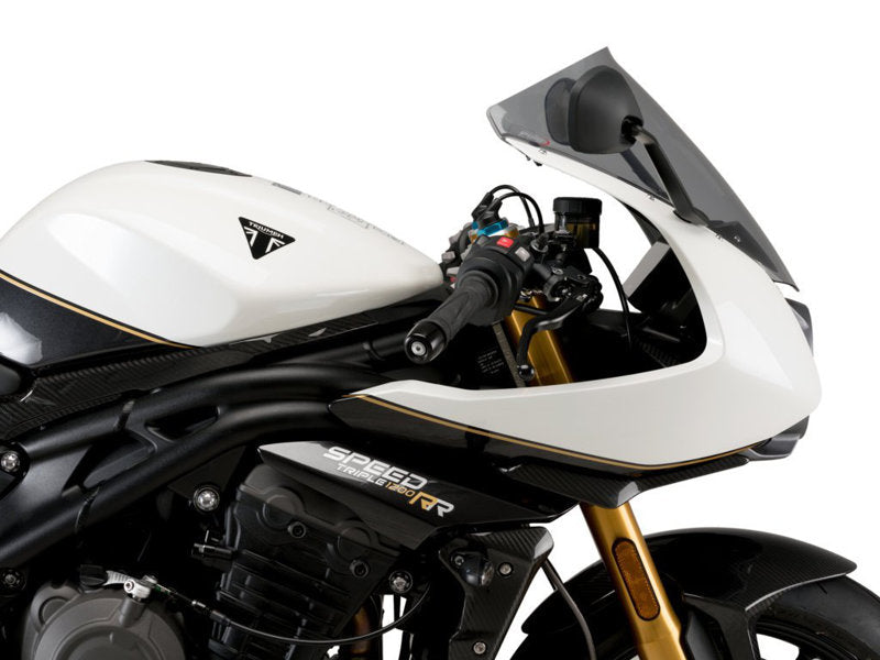 Puig R-Racer Screen In Clear for Triumph Speed Triple 1200 RR (22-25)