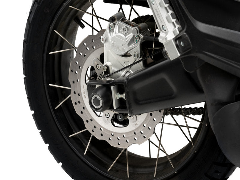 Puig Swing Arm Protector In Black for Benelli Leoncino 800 Trail (22-25)