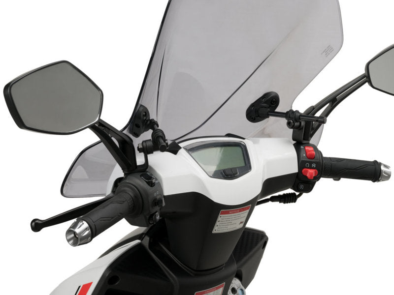 Puig City Touring Screen In Light Smoke for Keeway Fact Evo 125 (21-25)