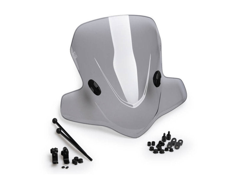Puig City Touring Screen In Light Smoke for Keeway Fact Evo 125 (21-25)