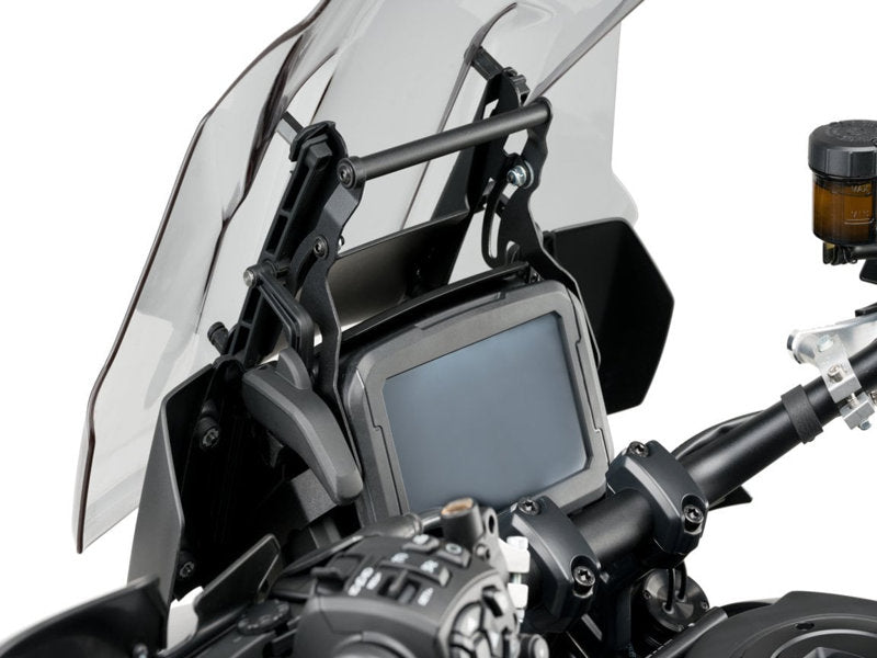 Puig Screen Reinforcement Supports In Black for Harley Davidson Pan America 1250 (21-24)