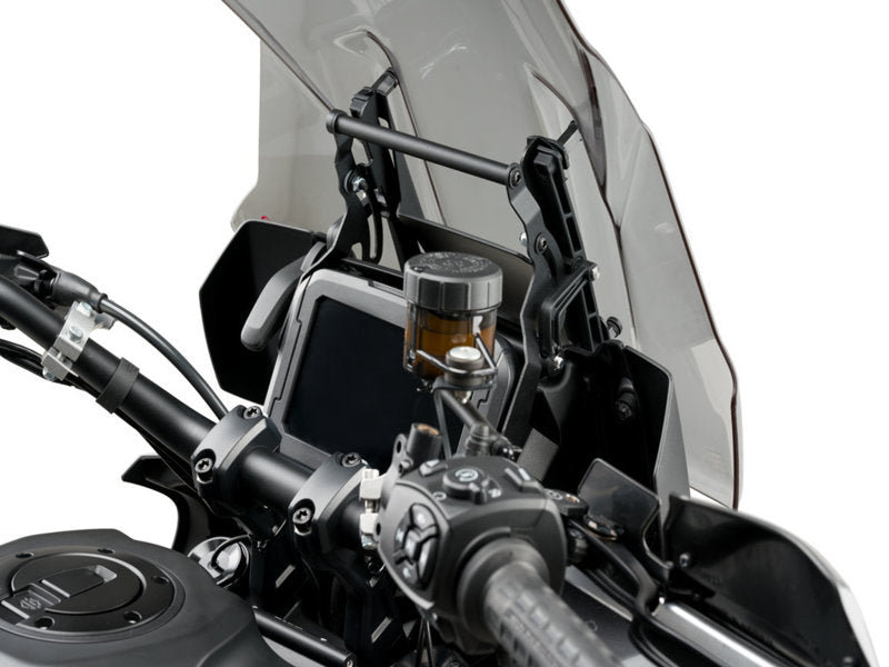 Puig Screen Reinforcement Supports In Black for Harley Davidson Pan America 1250 (21-24)