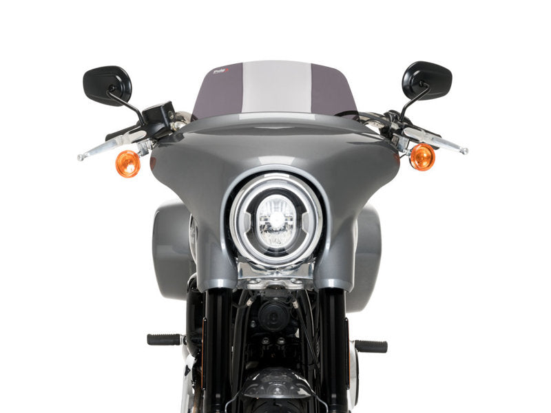 Puig Batwing Sport Screen In Clear for Harley Davidson Softail Sport Glide FLSB (18-24)