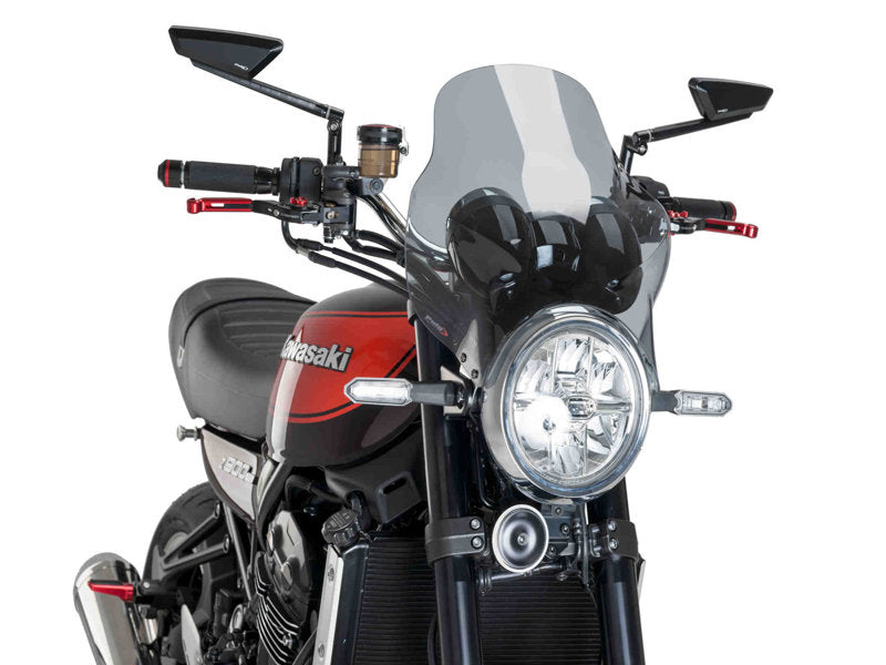 Puig Top Screen In Light Smoke for Kawasaki Z900 RS (18-25)