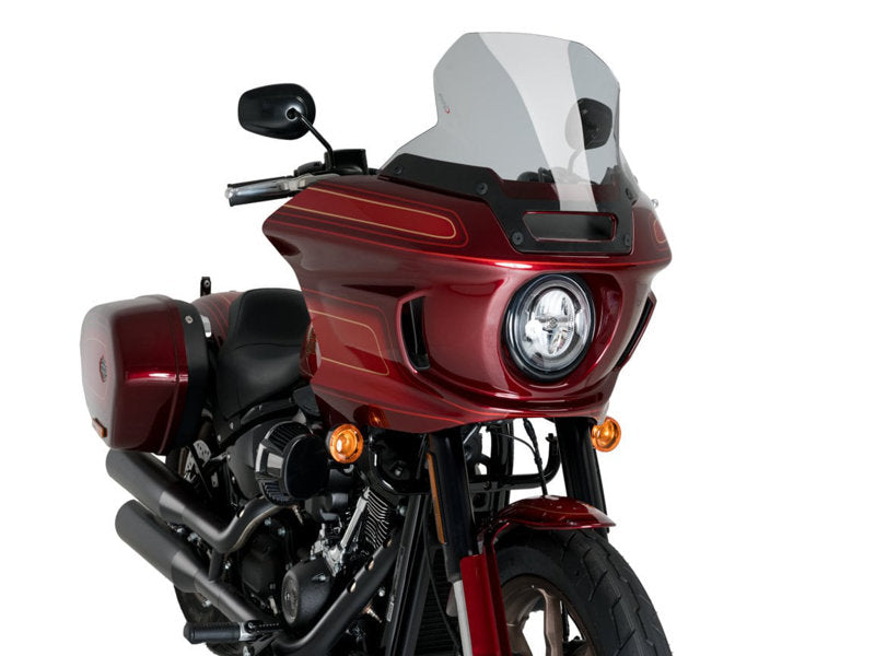 Puig Batwing Touring Screen In Clear for Harley Davidson Softail Low Rider ST FXLRST (22-24)