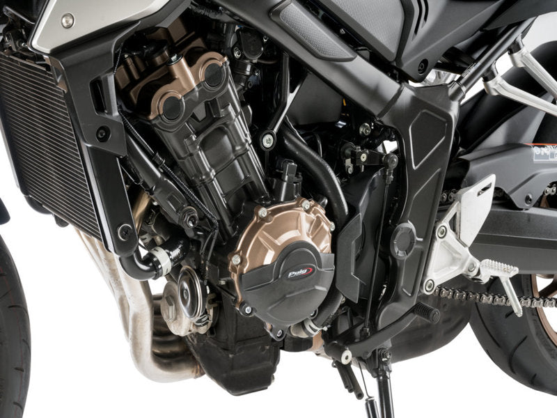 Puig Engine Guard In Black for Honda CB650 R Neo Sports Cafe (21-23)