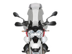 Puig Touring Screen With Extender In Clear for Moto Guzzi V85 Evocative Graphics (21-23)