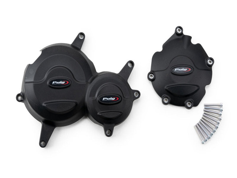Puig Engine Cover In Black for Honda CB1000 R Neo Sports Cafe (18-25)