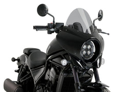 Puig Mirage Touring Screen In Clear for Honda CMX1100 Rebel DCT (21-25)