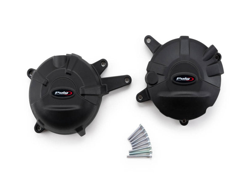 Puig Engine Cover In Black for Honda NC750 X (21-25)