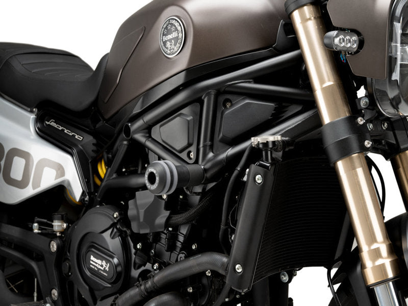 Puig Vintage 2.0 Frame Sliders for Benelli Leoncino 800 Trail (22-24)