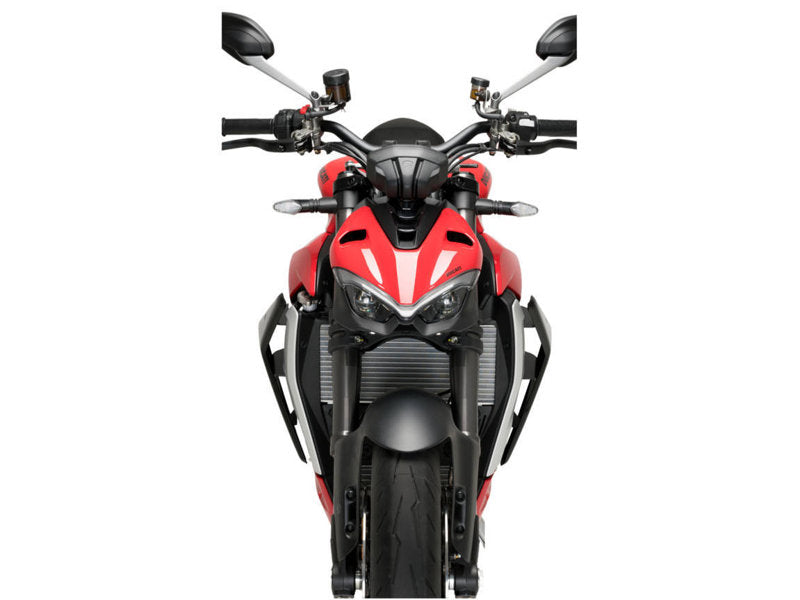 Puig Naked Downforce Spoilers In Matt Black for Ducati Streetfighter V2 (22-24)