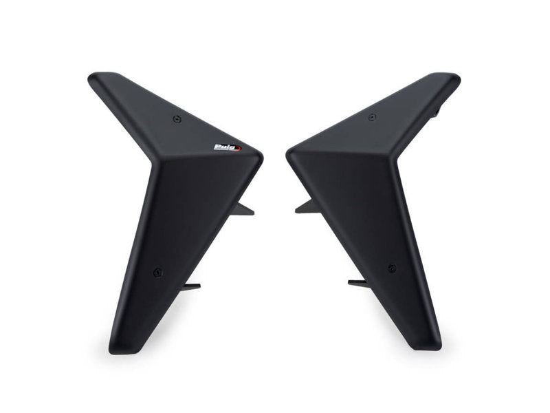 Puig Naked Downforce Spoilers In Matt Black for Ducati Streetfighter V2 (22-24)