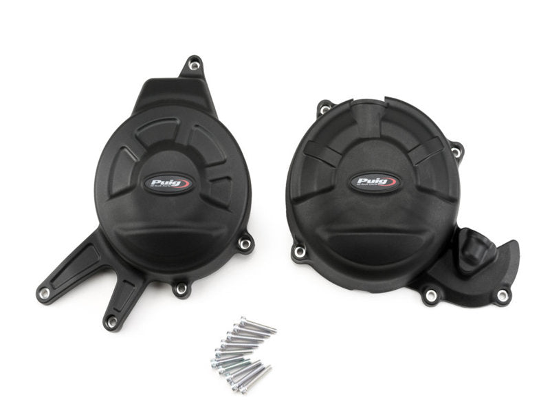 Puig Track Engine Cover In Black for Aprilia RS660 (21-25)