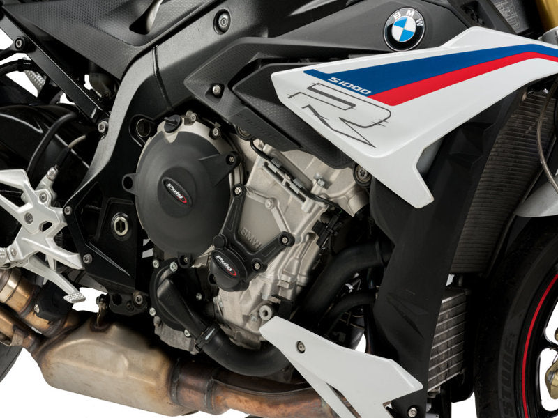 Puig Track Engine Cover In Black for BMW S1000 XR (15-19)