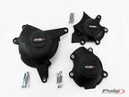 Puig Track Engine Cover In Black for Suzuki GSX R 1000 (17-21)