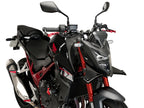 Puig Naked Front Downforce Spoilers In Matt Black for Honda CB750 Hornet (23-24)