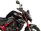 Puig Naked Front Downforce Spoilers In Matt Black for Honda CB750 Hornet (23-24)