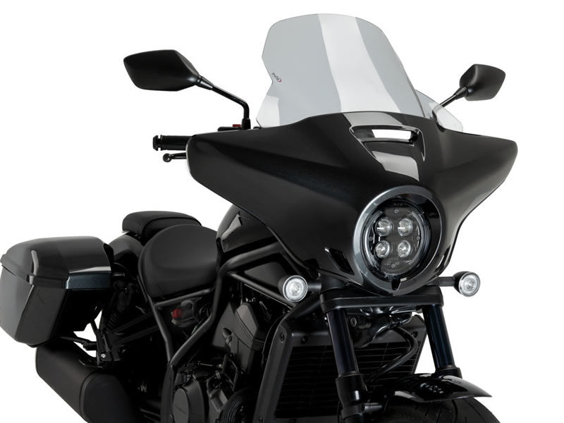 Puig Batwing Touring Screen In Clear for Honda CMX1100T Rebel (23-25)