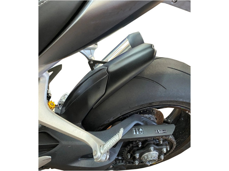 Puig Rear Mudguard Extender In Matt Black for Triumph Speed Triple 1200 RR (22-25)