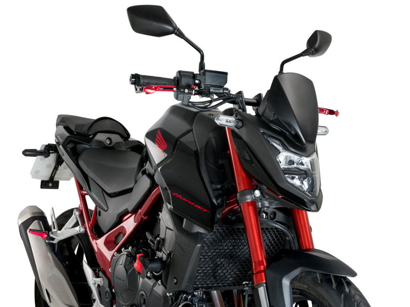 Puig New Generation Sport Screen In Matt Black for Honda CB750 Hornet (23-24)