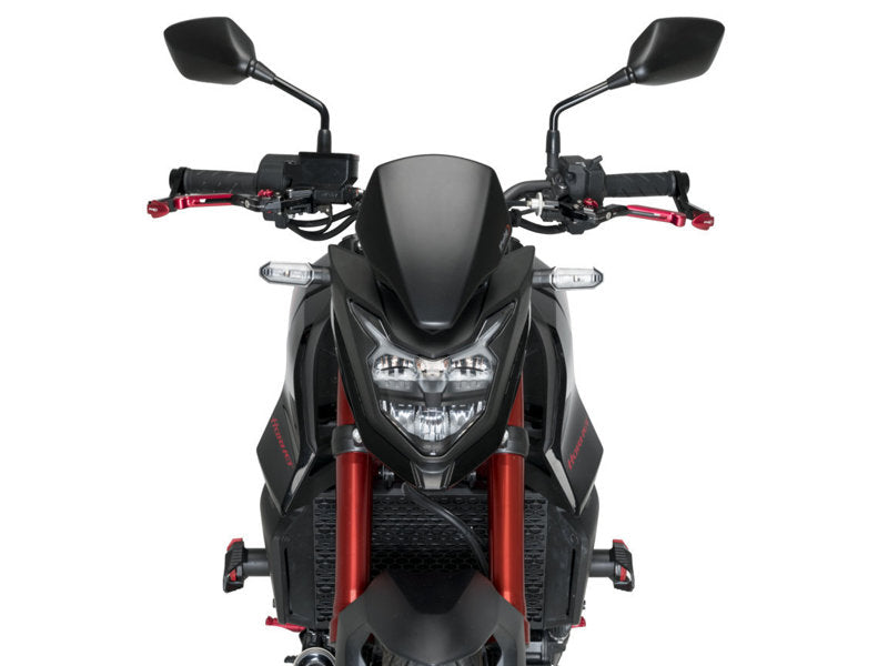 Puig New Generation Sport Screen In Matt Black for Honda CB750 Hornet (23-24)
