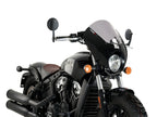Puig Dark Night Screen In Light Smoke for Indian Scout Bobber (18-25)