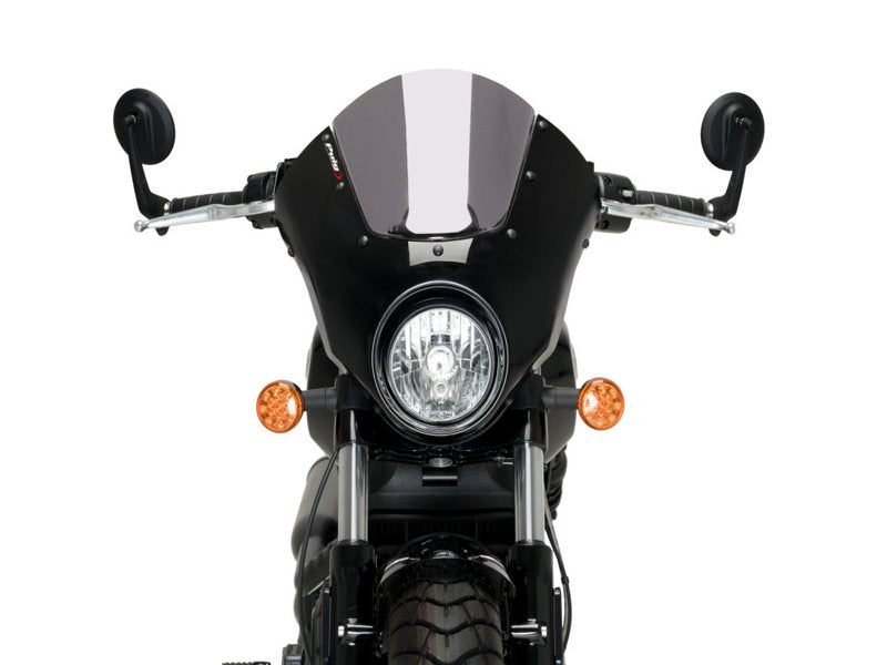 Puig Dark Night Screen In Light Smoke for Indian Scout Bobber (18-25)