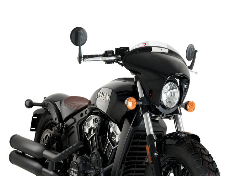 Puig Batwing Sport Screen In Clear for Indian Scout Bobber (18-25)