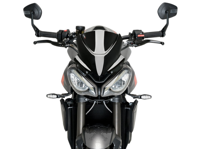 Puig New Generation Sport Screen In Clear for Triumph Street Triple 765 RS (23-25)