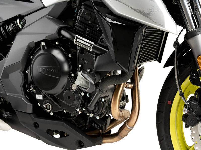 Puig R19 Frame Sliders In Black for CF Moto 650NK (21-25)