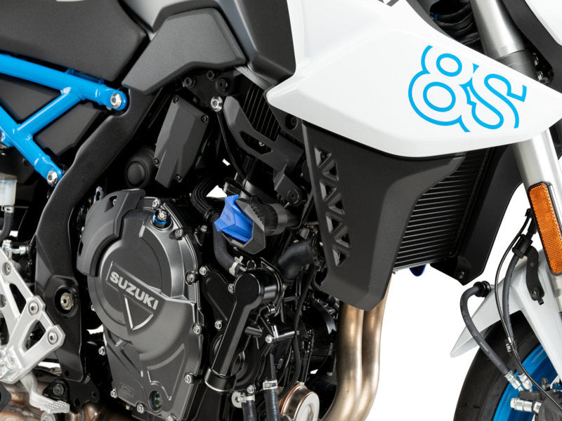 Puig R19 Frame Sliders In Black for Suzuki GSX 8S (23-25)