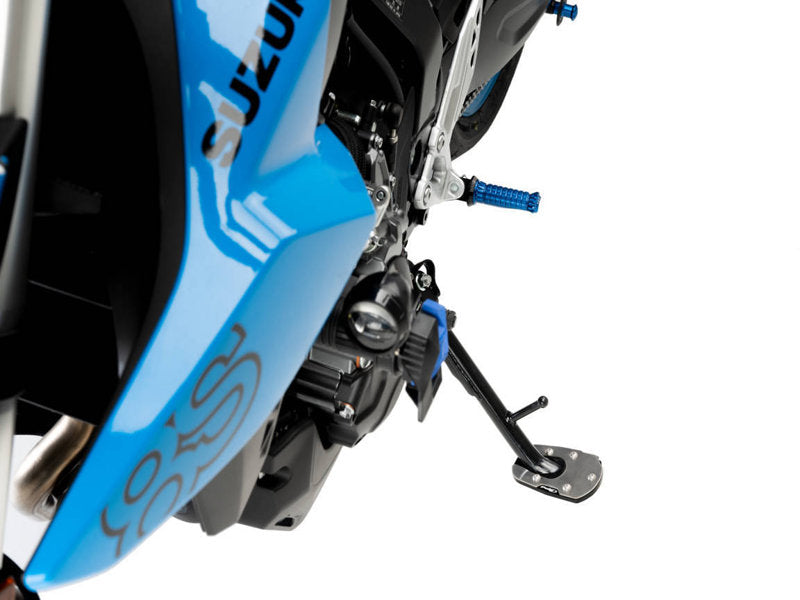 Puig Kickstand Extension Pad In Black for Suzuki GSX 8R (24-25)